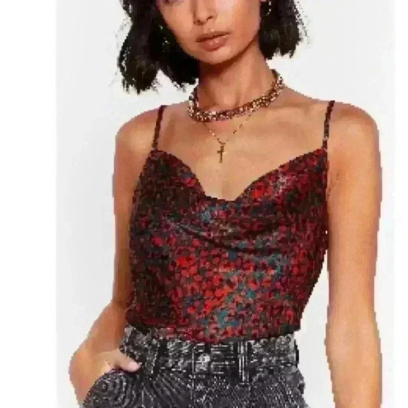 NWT NASTY GAL CHEETAH TANK TOP - Picture 1 of 2